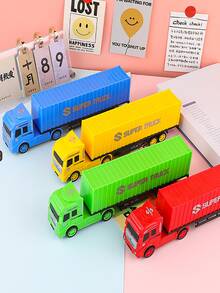 Children's Toy Engineering Truck Semi-Trailer Detachable Container Truck Sliding Tractor Truck Plastic Model Toy For Boys And Girls, Christmas - Multicolor - View 6