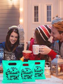 100 Sacolas Plásticas Temáticas para Festas - Ideal para Lembrancinhas, Doces, Presentes e Decoração de Festas - Perfeitas para Brincos, Pulseiras e Outros Objetos Pequenos. Sacolas Decorativas para Presentes, Compras e Armazenamento - Acessórios para o Dia dos Namorados - Multicolorido - Ver 9