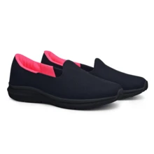 Tênis Feminino Academia Confortável Ortopédico - All Black - Visão 5