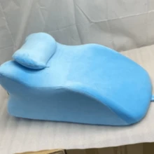 情侣记忆棉楔形枕，情侣坐枕，多功能情侣靠背枕低臀垫，3D记忆棉，多功能俯卧睡眠枕，符合人体工学的臀部支撑垫，适合依偎、聊天和放松。办公休息和居家娱乐，重新定义与伴侣的温馨夜晚 - 彩色 - 查看 14
