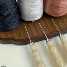 3pcs Stainless Steel Conical Drill Bits, Silicone Mold Hooks, Ergonomic DIY Accessories Suitable For Homemade Candles And Candle Making Supplies, Threaded Tools - Multicolor - View 9