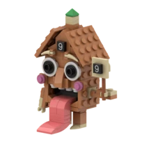 New Creative "Brainrot" Building Block Figurine Set, Collectible Toy Model