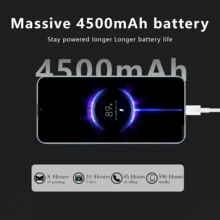 Coolpad COOL CP12，Android 13 系统，6.517 英寸高清+显示屏，颜色：浅蓝、深蓝、黑色，CPU：SC9863A，8GB（含 4GB 可扩展内存）+ 64GB 和 8GB（含 4GB 可扩展内存）+ 128GB 存储选项，1300 万像素三摄，4500mAh 电池，双卡双待，支持 4G 充电，欧标智能手机 - 月白藍 - 查看 8