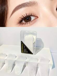 1 Box Approx. 500pcs Keratin Eyelash & Eyebrow Perming Film Paper, Thin Membrane Eyelash Curling & Fixing Sheets - White - View 5