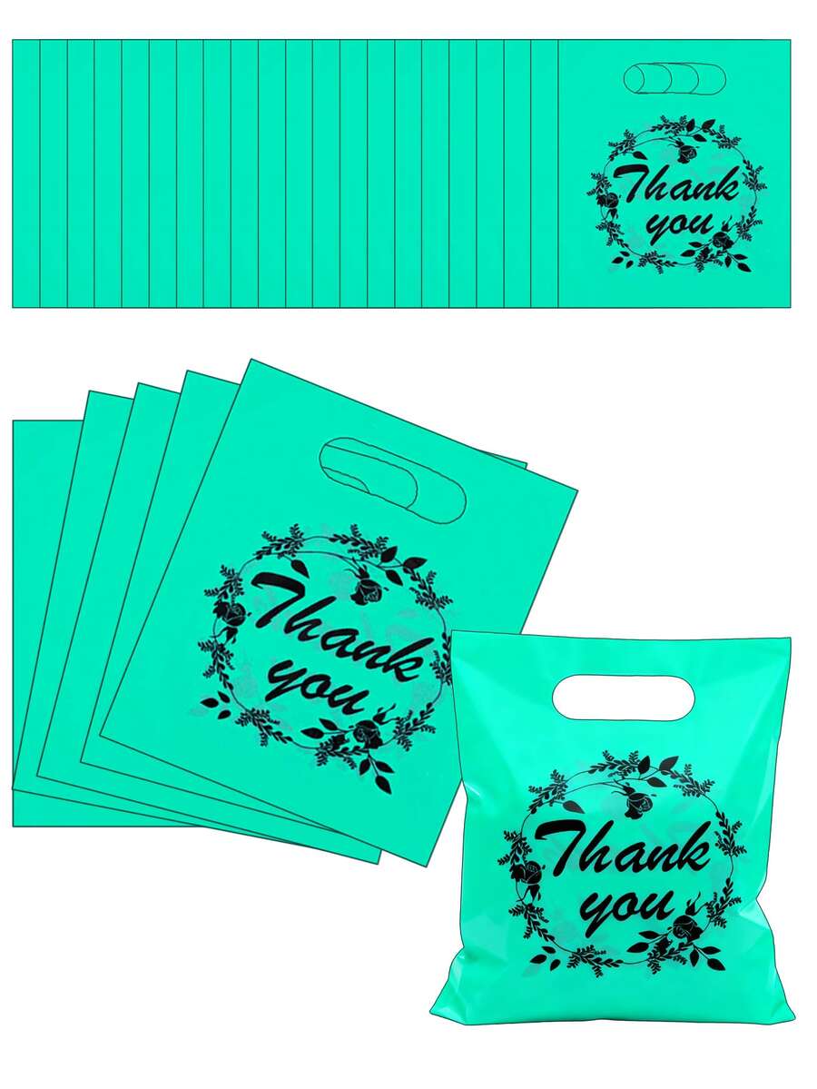 100 Sacolas Plásticas Temáticas para Festas - Ideal para Lembrancinhas, Doces, Presentes e Decoração de Festas - Perfeitas para Brincos, Pulseiras e Outros Objetos Pequenos. Sacolas Decorativas para Presentes, Compras e Armazenamento - Acessórios para o Dia dos Namorados - Multicolorido - Ver 1