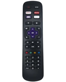 Controle Remoto Para TV SEMP Roku Smart - Preto - Visão 4