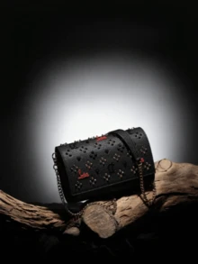 POHO Brand Luxury Customized Letter Small Crossbody Chain Bag, Fashionable Matching Elegant Evening Dress, Great Gift For Female Friends, Classmates, Family - màu đen - Xem 2