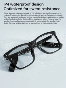 Lenovo Smart Music Sunglasses Earphones Wireless HIFI Music Earphones Driving Glasses Hands Free Call HD Microphone - 1 Set - View 10