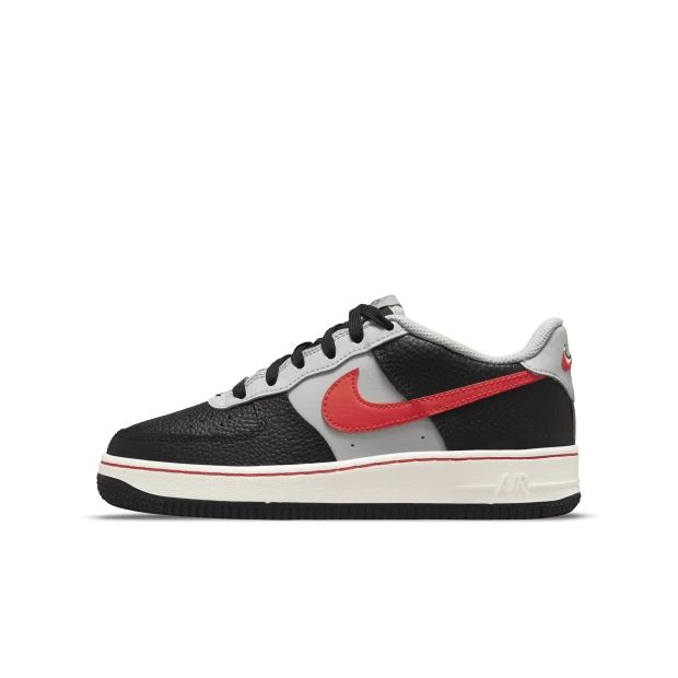 Nike AIR FORCE 1 LV8 EMB (GS) Women Outdoor Casual Shoes DJ9993-001 - Black/Gray - View 1