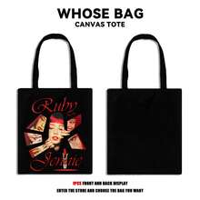 Kpop偶像JENNIE“DEADLINE”世界巡回演唱会手提包，新专辑“Jump”“BLINK”粉丝周边，粉丝手提袋，可重复使用购物袋，可折叠大容量休闲杂货袋，适合日常通勤和购物 - 彩色 - 查看 16