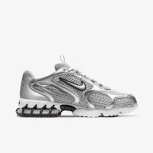 Nike Air Zoom Spiridon Cage 2 男士户外跑步鞋，大网眼透气缓震稳定运动鞋，时尚百搭休闲鞋，耐磨橡胶外底，时尚配色 CJ1288-001 - 銀白色 - 查看 3