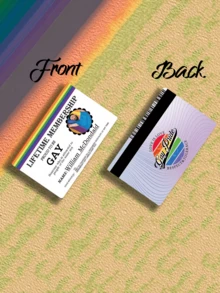 1pc Custom Photo And Name NFC Card Custom Picture&Music Membership Card - Gay Pride Card Custom Membership Cards - Add You Own Photo - Personalized Gay Name Card For Men Money Wallet Mini Wallet Purse Wallet Small Wallet - Multicolor - View 9