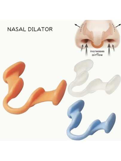 Silicone Snore Stopper - Snoring Relief Solution - Improve Airflow - Comfortable Congestion, Enhance Sleep Quality And Stop Snoring, Anti-Snoring Solution