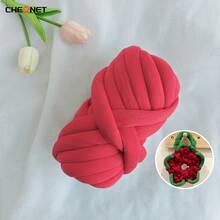 CHEONET - Sợi dày, sợi siêu to, thích hợp cho đan tay và móc, hỗn hợp cotton mềm mại, tự đan tay, se sợi, có thể dùng để làm chăn, gối, giường cho thú cưng và ga trải giường. - Nhiều màu - Xem 6