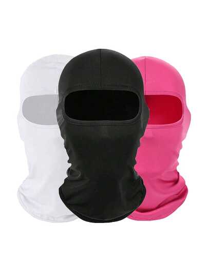 1pc Unisex Balaclava Face Mask Neck Warmer Headwear, Breathable Ski Mask For Outdoor Sports, Cycling, Hiking, Fishing, Commuting, Suitable For All Seasons