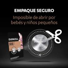 DURACELL Pila de botón CR 2032, 2 pzas - Plateado - Ver 5