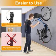 4 piezas Soporte de pared para bicicleta, Accesorio de soporte de exhibición de bicicleta - Negro - Ver 7