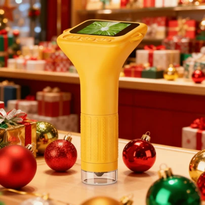 Gift Set, Portable Microscope, Handheld Digital Microscope, Equipped With Photo And Video Functions, Equipped With A 2-Inch IPS Screen, 2 Million Pixels, Compatible With Computers, Suitable As Halloween, Christmas, Birthday, New Year Gifts, Exquisite Packaging, Super Good Gift Items