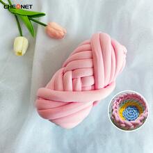 CHEONET - Sợi dày, sợi siêu to, thích hợp cho đan tay và móc, hỗn hợp cotton mềm mại, tự đan tay, se sợi, có thể dùng để làm chăn, gối, giường cho thú cưng và ga trải giường. - Nhiều màu - Xem 5