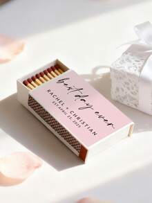 Nhãn hộp diêm tùy chỉnh, nhãn dán cá nhân hóa phù hợp cho tiệc cưới và quà tặng sự kiện; Trang trí đám cưới tùy chỉnh, được thiết kế cho cô dâu, chú rể và người tổ chức sự kiện; Tùy chọn đặt hàng số lượng lớn cho tiệc sinh nhật, quà tặng doanh nghiệp và quà lưu niệm kỷ niệm - Nhãn hộp diêm in chất lượng cao để tạo ra những món quà khách mời khó quên và điểm nhấn trang trí, cho các bữa tiệc ngày lễ mùa xuân & hè, đám cưới và tặng quà, Tình yêu vĩnh cửu - Nhiều màu - Xem 9