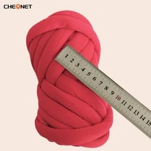 CHEONET - Sợi dày, sợi siêu to, thích hợp cho đan tay và móc, hỗn hợp cotton mềm mại, tự đan tay, se sợi, có thể dùng để làm chăn, gối, giường cho thú cưng và ga trải giường. - Nhiều màu - Xem 10