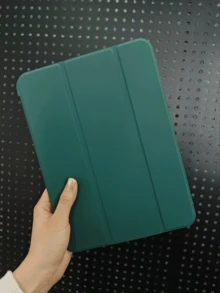 Tablet Protective Case Compatible With Samsung Galaxy Tablets/IPad/Redmi Pad SE/ Pad, Anti-Drop, Ultra-Thin, Smart Stand, Auto Wake/Sleep - Deep Green, Compatible With Apple IPad Mini 4/5/6 (9.7/10.2/10.5 Inch), Air 4/5/6 (10th Gen, 10.9 Inch), Pro 11 Inch, Air 11 (M2), Air 13 And Pro 11 (M4) - Dark Green - View 3