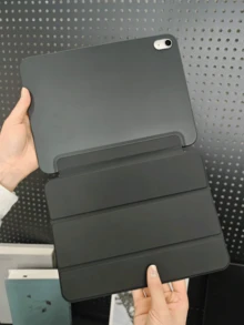 Tablet Protective Case Compatible With Samsung Galaxy/ Tablet, Anti-Drop Protection, Ultra-Thin, Smart Stand, Auto Wake/Sleep, Compatible With Apple Mini 4/5/6, 9.7/10.2/10.5 Inch, Air 4/5/6, 10th/11th Gen 10.9 Inch, Pro 11 Inch, Air 11 (M2), Air 13 And Pro 11 (M4) - Black - View 4
