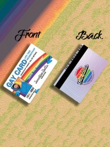 1pc Custom Photo And Name NFC Card Custom Picture&Music Membership Card - Gay Pride Card Custom Membership Cards - Add You Own Photo - Personalized Gay Name Card For Men Money Wallet Mini Wallet Purse Wallet Small Wallet - Multicolor - View 14