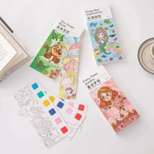 1/2pcs Kids Game Coloring Book, Interactive Treasure Hunt Coloring Book With Hidden Patterns - Memory And Color Recognition Brain Skill Training, Enhances Focus, Observation And Fine Motor Skills, Suitable For Classroom Learning, Back To School Season And Christmas/Easter Gifts (Multi-Color), Durable Travel Educational Cards For Home And School - Multicolor - View 8