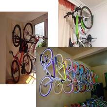 4 piezas Soporte De Gancho Para Colgar Bicicleta A La Pared Color Negro - Negro - Ver 3