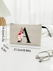 حقيبة قماشية مطبوعة بطبعة زهرية مع محفظة، حقيبة مستحضرات تجميل، هدية تقدير للمعلمات في عيد ميلاد النساء، حقيبة تخزين للسفر: الخيار المثالي للجمال في الهواء الطلق! إنها هدية للنساء والأمهات والمعلمات والأصدقاء والخادمات وحقيبة مستحضرات التجميل، هدايا للنساء، هدايا العطلات، هدايا عيد الحب، للطلاب، العودة إلى المدرسة، للمعلمات، مناسبة للنساء، الاستخدام اليومي، الأعياد والمناسبات - متعدد الألوان - مشاهدة 8