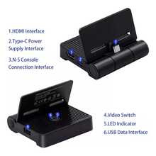 Base De Carga Para Nintendo Switch Portátil Dock Ventilación - Negro - Ver 8