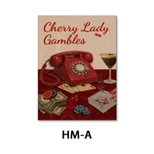 Bộ 1/6 tấm áp phích vải canvas trang trí phòng khách phong cách cổ điển dành cho nữ – Tranh in thời trang Y2K, tranh tường vải canvas trang trí phòng khách & điểm nhấn trang trí nhà cửa, tranh tường họa tiết da báo thời trang & áp phích trang trí phòng, tuyên bố trang trí nhà màu đỏ rực rỡ - Nhiều màu - Xem 29