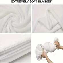 1Pc Kawss Kawaii Kaw Blanket Anime Lovers Gift Idea - Luxuriously Soft Flannel Blanket For Couch, Camping & Travel Adventures - Như hình ảnh hiển thị - Xem 8