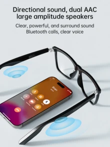 Lenovo Smart Music Sunglasses Earphones Wireless HIFI Music Earphones Driving Glasses Hands Free Call HD Microphone - 1 Set - View 6