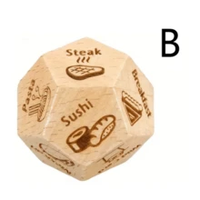 高品质决策骰子 - 浪漫情侣约会之夜及庆祝游戏 - 周年纪念日、情人节、生日及圣诞节礼物，适合送给男友、丈夫、女友、妻子及同事 - 趣味美食、电影及日常兴趣选择方式 - 彩色 - 查看 8