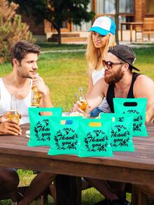 100 Sacolas Plásticas Temáticas para Festas - Ideal para Lembrancinhas, Doces, Presentes e Decoração de Festas - Perfeitas para Brincos, Pulseiras e Outros Objetos Pequenos. Sacolas Decorativas para Presentes, Compras e Armazenamento - Acessórios para o Dia dos Namorados - Multicolorido - Ver 4