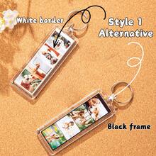 1/3/5pcs Personalized Photo Keychains, Custom Photo Keychains, Key Rings With Photos, Long Photo Keychains, Personalized Gifts, Customized Gifts, Couple Gifts, Gifts For Best Friends, Gifts For Women, Christmas Gifts, Perfect For Mother's Day, Father's Day, Anniversaries, Valentine's Day, Birthdays, Weddings, Gifts For Best Friends - Multicolor - View 7