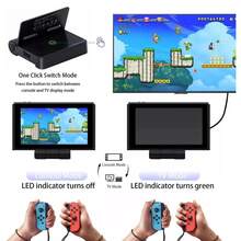 Base De Carga Para Nintendo Switch Portátil Dock Ventilación - Negro - Ver 7