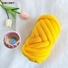 CHEONET - Sợi dày, sợi siêu to, thích hợp cho đan tay và móc, hỗn hợp cotton mềm mại, tự đan tay, se sợi, có thể dùng để làm chăn, gối, giường cho thú cưng và ga trải giường. - Nhiều màu - Xem 7