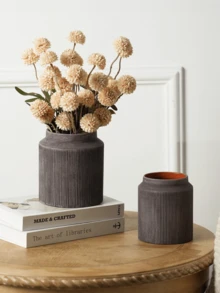 Farmhouse Vase For Home Decor, Vintage Rustic Terracotta Flower Vase Suitable For Home Decor, Living Room, Shelf, Dining Table, Room Decor, Home Decor, Birthdaydecor,Kitchen,Wedding, Bedroom Decor, Livingroom Decor, Gift, Party Decor,Bestfriend Gifts