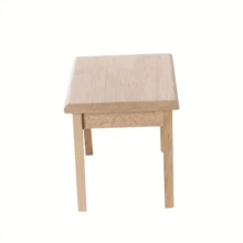 5件套1:12娃娃屋微缩家具套装 - 微型餐桌椅套装，是娃娃屋装饰和模型制作的理想之选！娃娃屋装饰，经久耐用的手工木制工艺品，适合微景观装饰。 - 彩色 - 查看 10