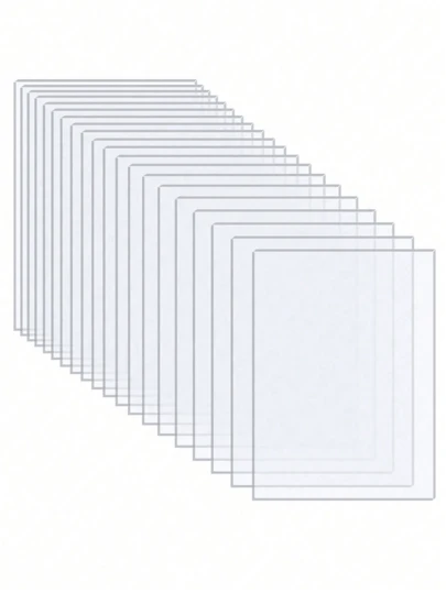 透明亚克力板，可用于替换相框玻璃、展示物品、绘画、DIY工艺品、婚礼和生日派对座位卡装饰、情人节、情人节婚礼、生日