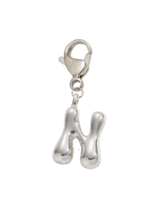 Bubble Silvery Letters Cute Necklace Pendant Bag Pendant-Lucky Crystal Pendant, Alphabet Letters A-Z, The Best Item For Spring And Summer Pairing,Shiny Alloy Bag And Backpack Pendant-Perfect Gift - Multicolor - View 19