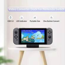 Base De Carga Para Nintendo Switch Portátil Dock Ventilación - Negro - Ver 5