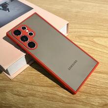 Translucent Anti-Impact Case For Samsung S22 ULTRA/S24 ULTRA/S25 ULTRA - 黑色 - 查看 2