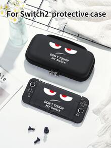 1 buah Casing Pelindung Grafis "Jangan Sentuh Switch Saya", Cocok Untuk Nintendo Switch 2 (2025), Switch NS/Switch OLED/Lite, Aksesoris Konsol Game Switch, Tas Penyimpanan, Pelindung Switch, Hadiah Romantis Untuk Pemain Switch - MultiWarna - View 1