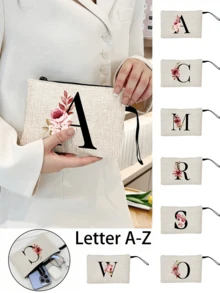 حقيبة قماشية مطبوعة بطبعة زهرية مع محفظة، حقيبة مستحضرات تجميل، هدية تقدير للمعلمات في عيد ميلاد النساء، حقيبة تخزين للسفر: الخيار المثالي للجمال في الهواء الطلق! إنها هدية للنساء والأمهات والمعلمات والأصدقاء والخادمات وحقيبة مستحضرات التجميل، هدايا للنساء، هدايا العطلات، هدايا عيد الحب، للطلاب، العودة إلى المدرسة، للمعلمات، مناسبة للنساء، الاستخدام اليومي، الأعياد والمناسبات - متعدد الألوان - مشاهدة 1