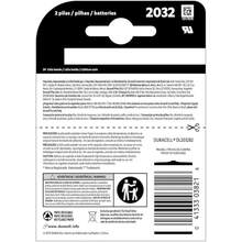 DURACELL Pila de botón CR 2032, 2 pzas - Plateado - Ver 2