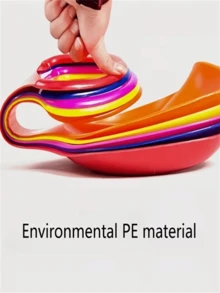 Portable Sled Board, Outdoor Winter Plastic Skiing Board For Grass And Sand, Cold-Resistant Sliding Mat, Adult Single Sled, Sled Board Tabula, Ski Training Equipment, Multi-Function Sled, Portable Design, Smooth Surface, Sliding Mat, Outdoor Enthusiasts - Multicolor - View 9